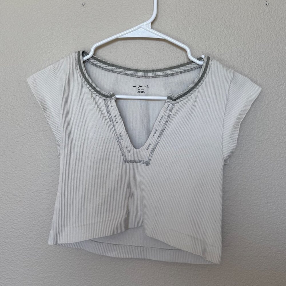 Urban Outfitters White Crop Top